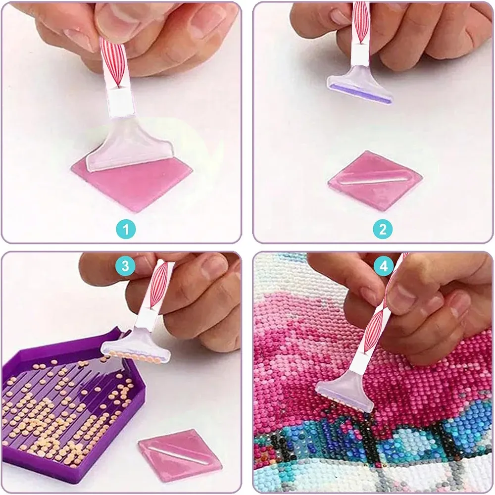 Accessoires peinture diamant plateaux stylos