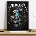 Affiche Metallica peinture diamant 20 à 70 cm – Couleur Bleu marine (09)