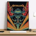 Affiche Metallica peinture diamant 20 à 70 cm – Couleur Jaune (02)