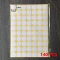 Autocollants classification peinture diamant – Couleur Round HD 140PCS