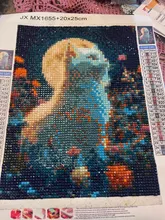 Avis clients – Kit peinture diamant 5D chat et fleurs 20 à 45 cm