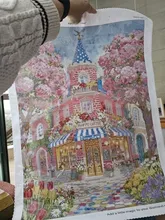 Avis clients – Kit peinture diamant 5D château fleuri 45x60 cm