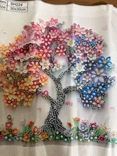 Avis clients – Kit peinture diamant arbre coloré 30x30 cm pour adultes