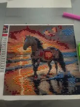 Avis clients – Kit peinture diamant cheval 20x20cm à 50x50cm diamants ronds