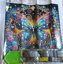 Avis clients – Kit peinture diamant fleur papillon 30x30cm