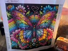 Avis clients – Kit peinture diamant forme spéciale papillon