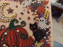 Avis clients – Kit peinture diamant Halloween fantôme et citrouille