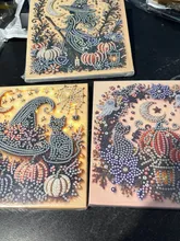 Avis clients – Kit peinture diamant Halloween fantôme et citrouille