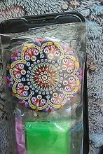 Avis clients – Kit peinture diamant miroir mandala forme spéciale