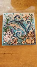 Avis clients – Kit peinture diamant perles océan tortues dauphins poulpes