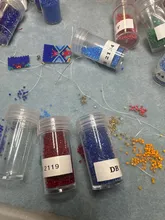 Avis clients – Lot de petites bouteilles rondes pour peinture diamant