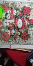 Avis clients – Peinture diamant 5D bonhomme de neige Noël 20 à 40 cm