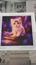 Avis clients – Peinture diamant animaux chat 25x25 à 40x40 cm