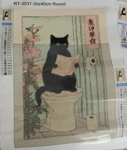 Avis clients – Peinture diamant chat baignoire 20x30 à 40x50 cm
