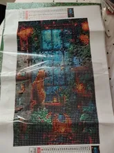 Avis clients – Peinture diamant chat paysage 20 à 70 cm carré ou rond