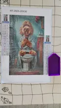 Avis clients – Peinture diamant chien chat toilette 20x30 à 40x50 cm
