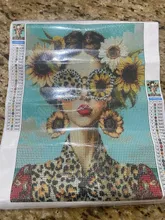Avis clients – Peinture diamant fille fleur abstrait 30 à 60 cm
