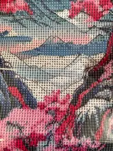 Avis clients – Peinture diamant fleur cerisier montagne 20 à 50 cm carré ou rond