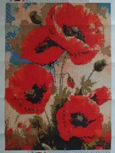 Avis clients – Peinture diamant fleur coquelicot 20x30 à 50x70 cm