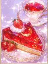 Avis clients – Peinture diamant gâteaux aliments carré rond 20x30cm à 40x50cm