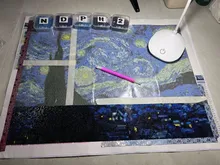 Avis clients – Peinture diamant nuit étoilée Van Gogh 20x30 à 40x50 cm