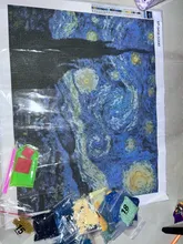 Avis clients – Peinture diamant nuit étoilée Van Gogh 20x30 à 40x50 cm