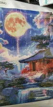 Avis clients – Peinture diamant paysage lune arbre 20x30 à 40x50 cm