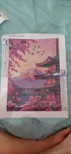 Avis clients – Peinture diamant paysage numérique tour de fleurs cerisier