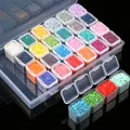 Boîte de rangement à 28 grilles pour peinture diamant – 1