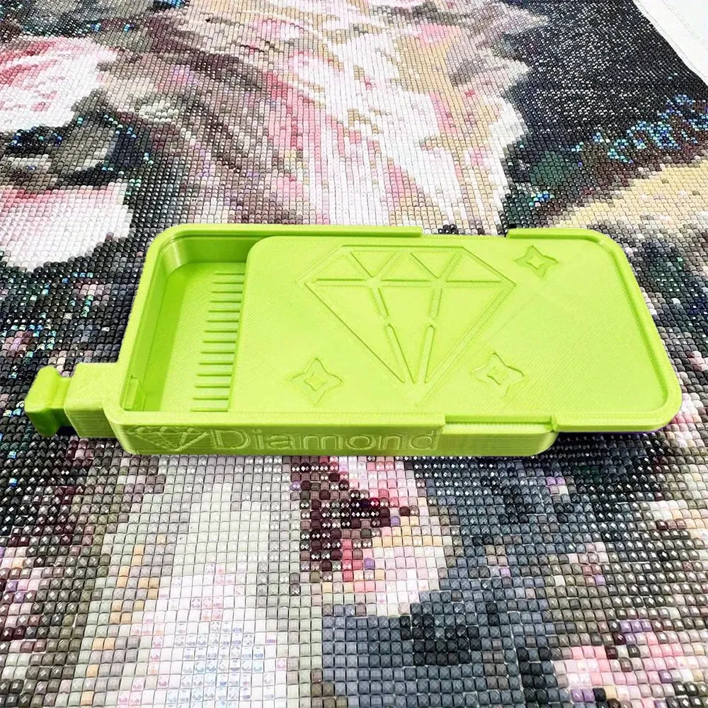 Boîte de rangement coulissante pour peinture diamant et croix
