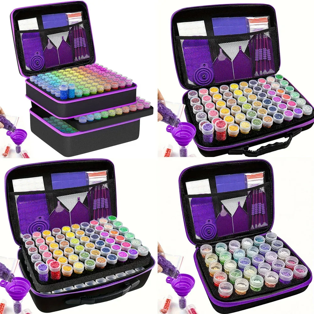 Boîte de rangement multi-tailles pour peinture diamant