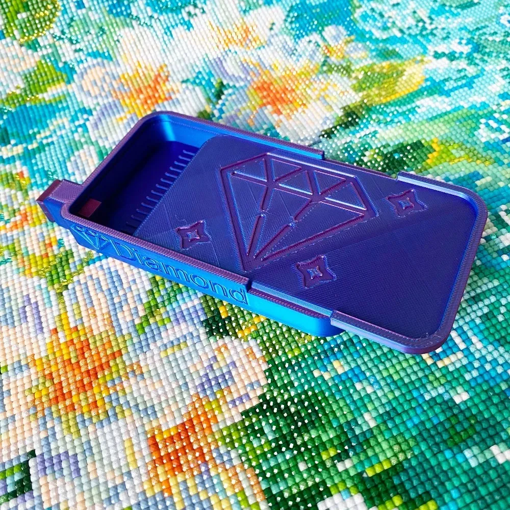 Boîte de rangement multifonctionnelle pour peinture diamant