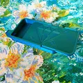 Boîte de rangement multifonctionnelle pour peinture diamant – Couleur Turquoise
