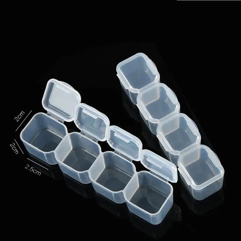Boîte de rangement plastique 28 à 56 compartiments pour accessoires
