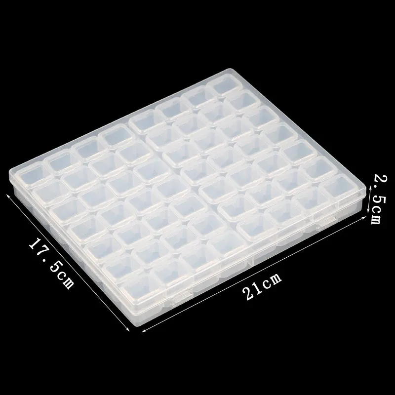 Boîte de rangement plastique 28 ou 56 compartiments