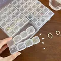Boîte de rangement plastique à 28 grilles pour bijoux – 3