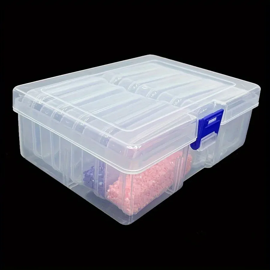 Boîte de rangement plastique pour perles et peinture diamant