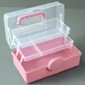 Boîte de rangement portable pour peinture diamant 57 bouteilles – Couleur Pink - Empty Box