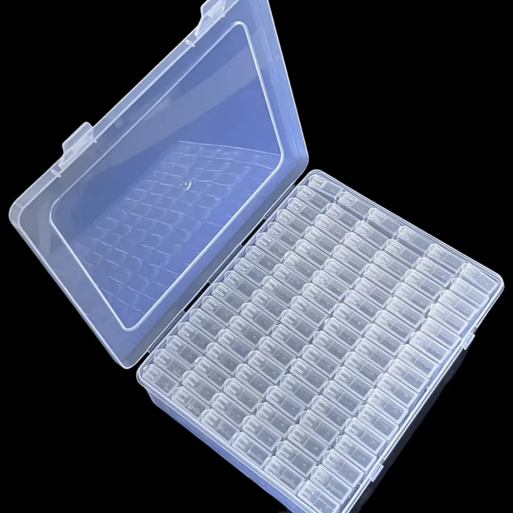 Boîte de rangement pour perles 96 à 120 grilles