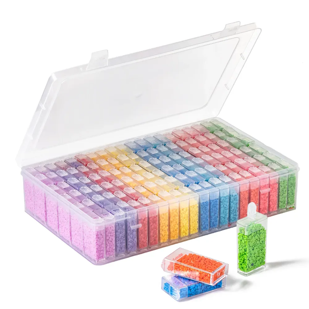 Boîte de rangement pour perles 96 à 120 grilles