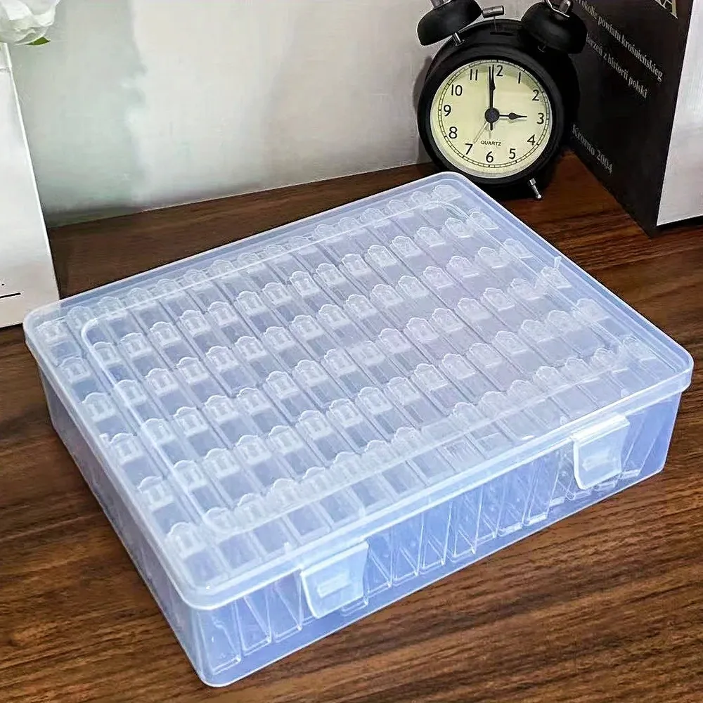 Boîte de rangement pour perles 96 à 120 grilles