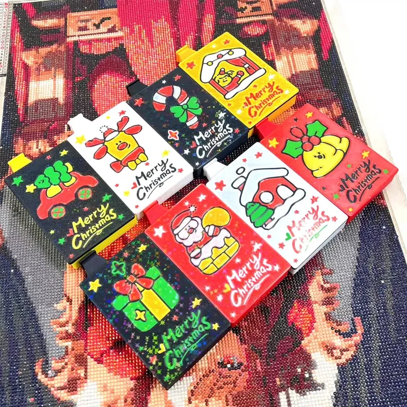 Boîte de rangement pour plateau de Noël peinture diamant