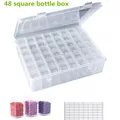 Boîte rangement 32 à 96 compartiments peinture diamant – Couleur 48 square bottle box
