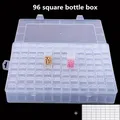 Boîte rangement 32 à 96 compartiments peinture diamant – Couleur 96 square bottle box