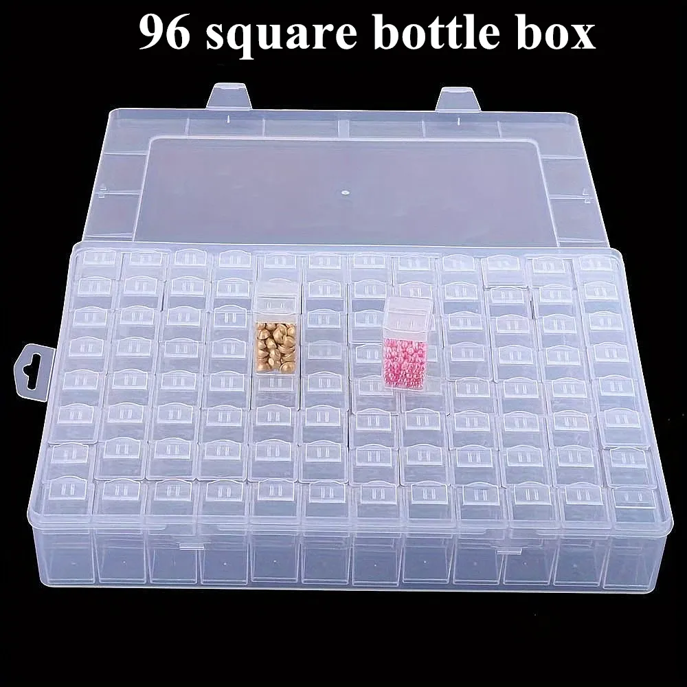 Boîte rangement 32 à 96 compartiments peinture diamant