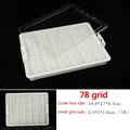 Boîte rangement 42 à 78 grilles perles peinture diamant – Couleur 78 gird