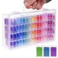 Boîte rangement 64 grilles pour peinture diamant lot de 1 à 4 – 1