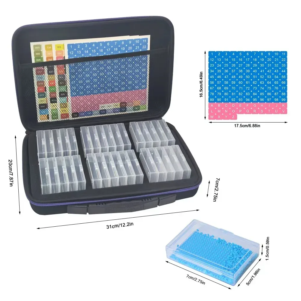 Boîte rangement peinture diamant
