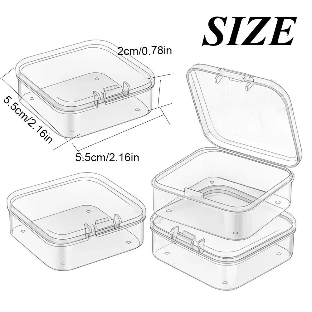 Boîte rangement plastique transparente pour peinture diamant