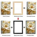 Cadre aluminium pour peinture diamant 30x30 à 50x50 cm – 5